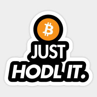 Bitcoin HODL design Sticker